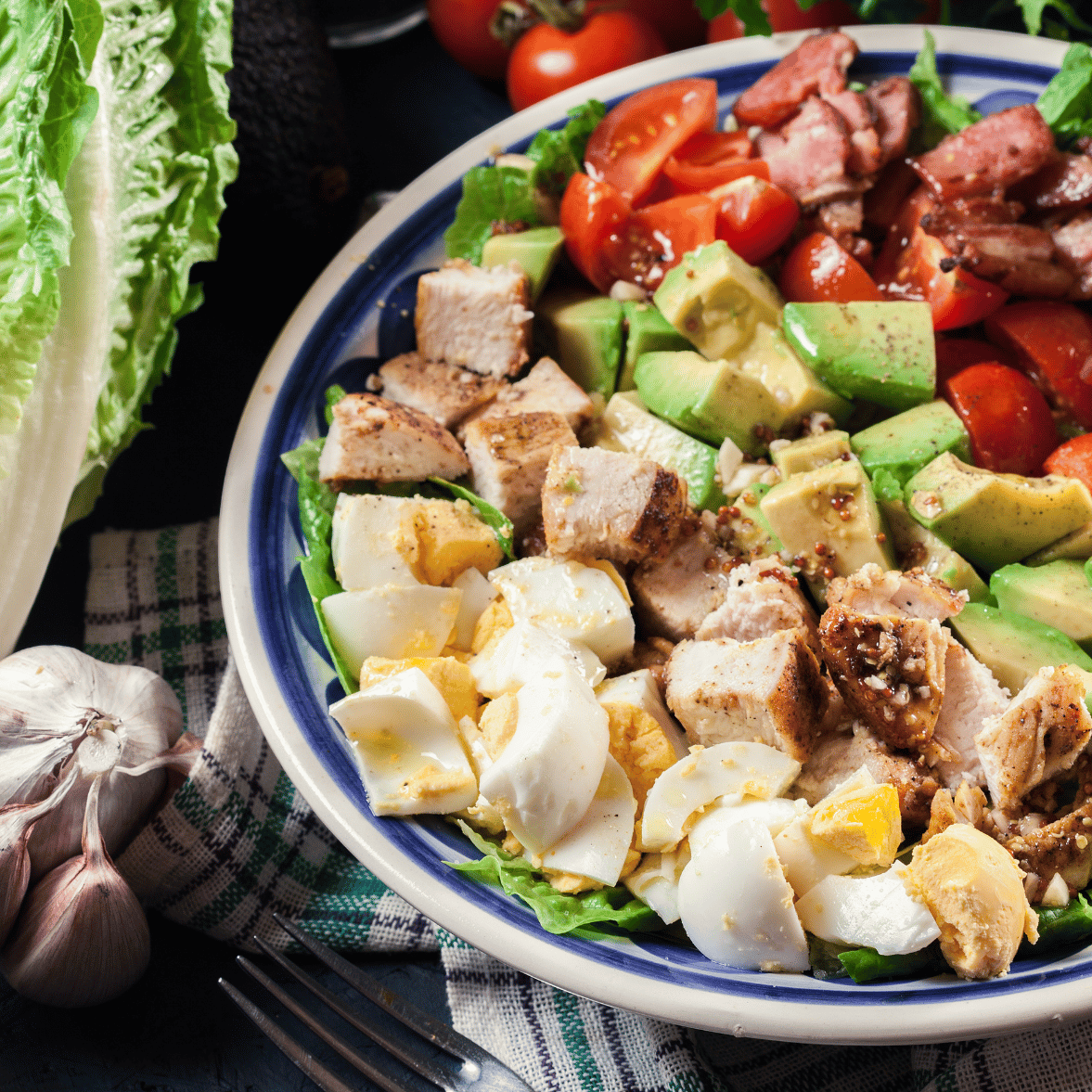 bowl of cobb salad